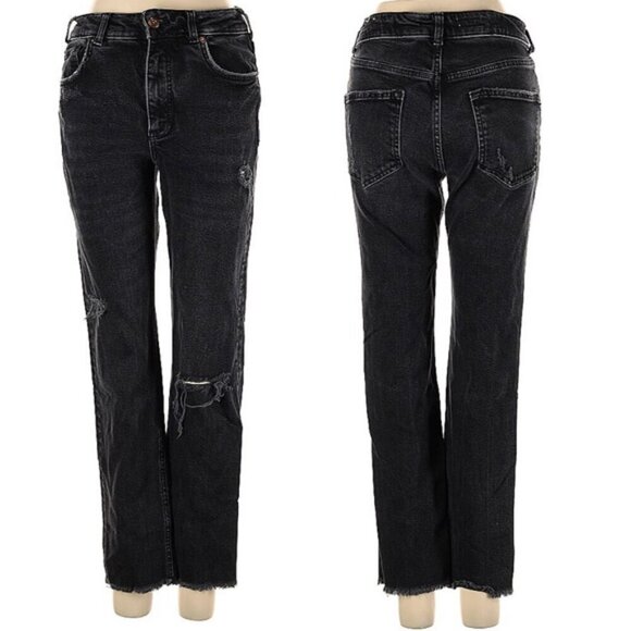 Pilcro and the Letterpress The Vintage Straight Jeans sz 27 High Rise - Picture 2 of 8